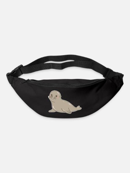 Seelöwe - Gürteltasche - Schwarz
