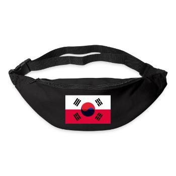 Polen Korea - Gürteltasche - Schwarz - Vorne