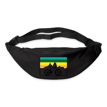 Mountainbike - Gürteltasche - Schwarz - Vorne