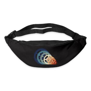 Retro Vintage Radsport Mountainbiking Radsport - Gürteltasche - Schwarz - Vorne