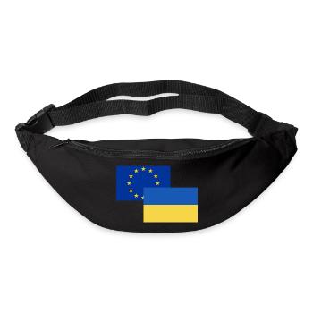 EU Ukraine Europa Beitritt Freiheit Support Peace - Gürteltasche - Schwarz - Vorne
