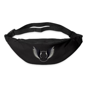 Freedom - Peace - Angel Wings - Colorful 11 - Bum bag - black - Front