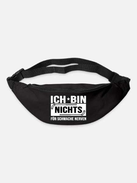 floorball floorballer unihockey unihoc - Gürteltasche - Schwarz