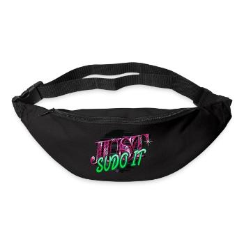 college student gift idea computer language father - Gürteltasche - Schwarz - Vorne