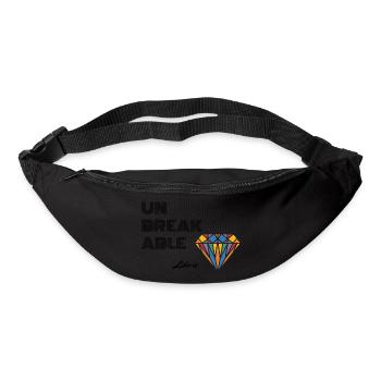 UNBREAKABLE DIAMOND - Gürteltasche - Schwarz - Vorne