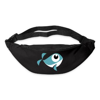 comic whale - Bum bag - black - Front