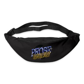 happy funny humor movies present idea - Bum bag - black - Front