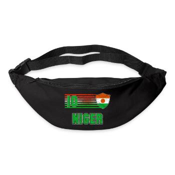 Niger Fußball Mannschaft - Gürteltasche - Schwarz - Vorne