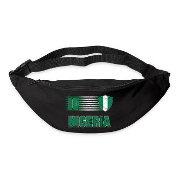 Équipe du Nigeria de football - Sac banane - noir - Devant