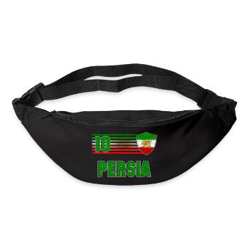 Persien Fußball Mannschaft - Gürteltasche - Schwarz - Vorne