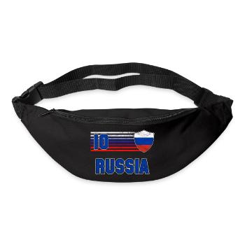 Équipe de Russie de football - Sac banane - noir - Devant