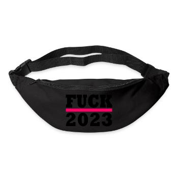 Fuck 2023 - Sac banane - noir - Devant