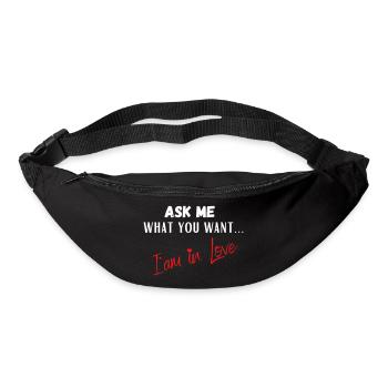 Ask me what you want... - Bum bag - black - Front