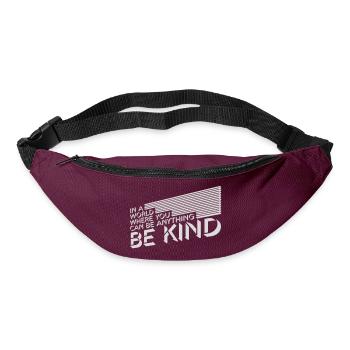 you can be kind - Gürteltasche - Burgunderrot - Vorne