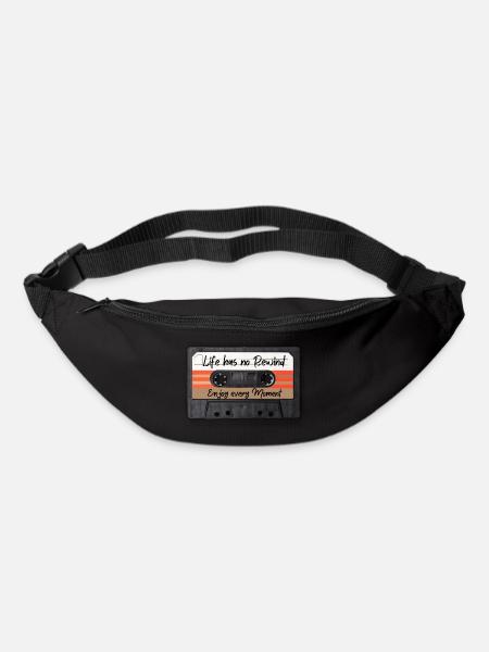 Enjoy every moment in life - Bum bag - black