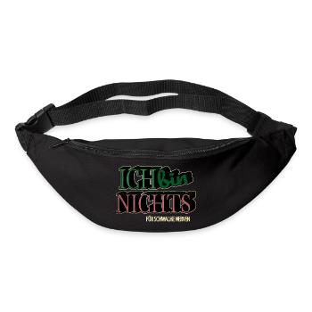 angeber geek auszubildender humor narzisstisch - Gürteltasche - Schwarz - Vorne