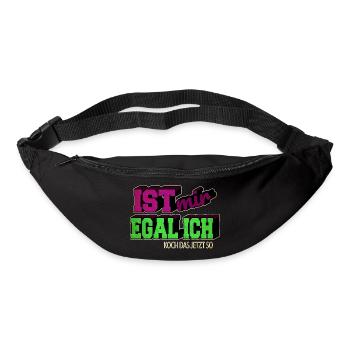 lieben geschenkidee vegetarier geburtstagsgeschenk - Gürteltasche - Schwarz - Vorne
