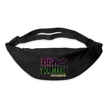 anniversary birthday present blogging funny quote - Bum bag - black - Front