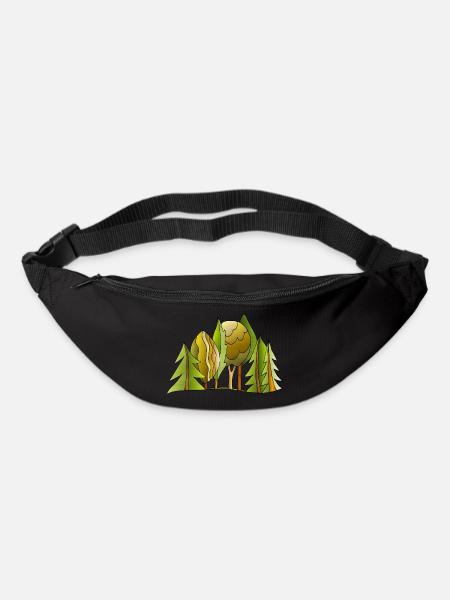 Arbre - Sac banane - noir