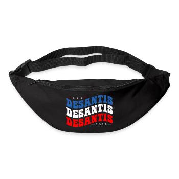 Vintage Groovy Ron DeSantis 2024 - Make America - Gürteltasche - Schwarz - Vorne
