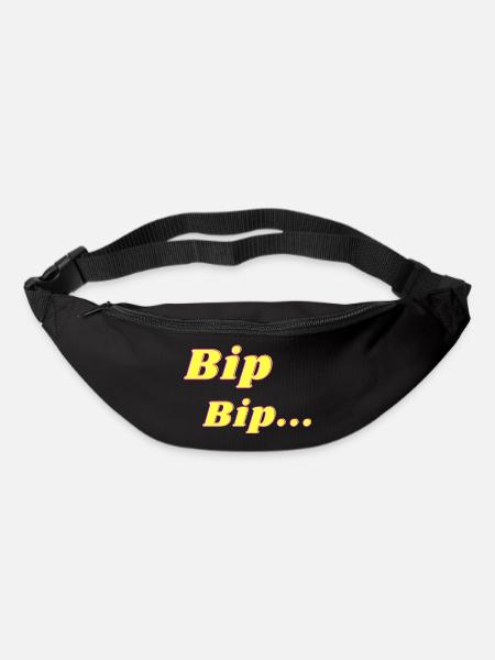 Bip Bip - Des designs amusants et originaux - Sac banane - noir