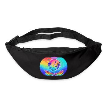 Tree of the sea - Bum bag - black - Front