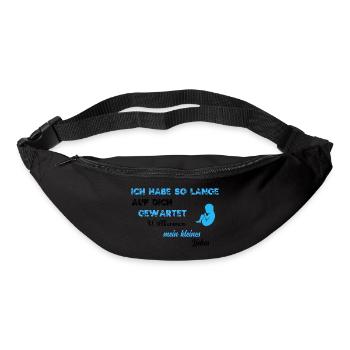 Je t'ai tant attendu BLU BLK - Sac banane - noir - Devant