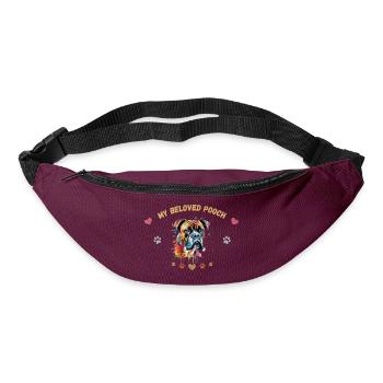 My beloved pooch G4 WE - Bum bag - burgundy - Front
