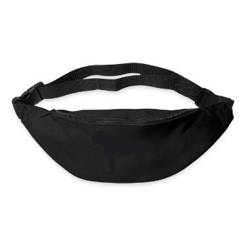 Boerboel Silhouette - Gürteltasche - Schwarz - Vorne