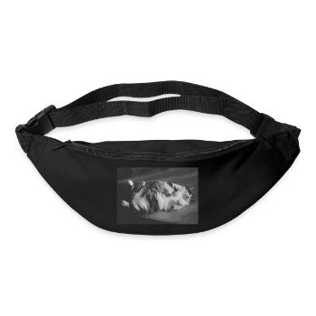 Official Sleep Shirt Cat Pajamas Cat Mom - Bum bag - black - Front