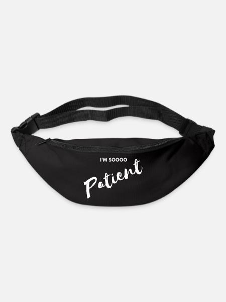 I'm soooo Patient - Bum bag - black