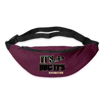 Cadeau Blague Biotech Major Geek Informatics - Sac banane - bordeaux  - Devant