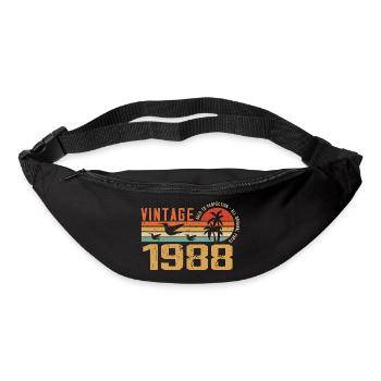 Vintage 1988 Cadeau Anniversaire - Millésime 1988 - Sac banane - noir - Devant