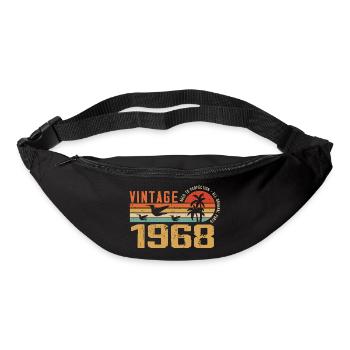 Vintage 1968 Jubiläumsgeschenk - Jahrgang 1968 - Gürteltasche - Schwarz - Vorne