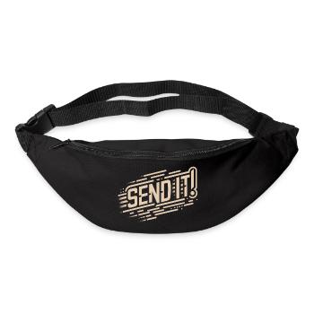 SEND IT Parkour - Gürteltasche - Schwarz - Vorne