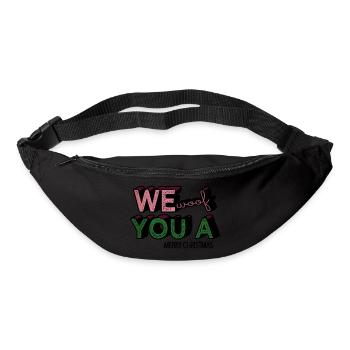 dogs beagle dog sayings beard beagle love - Gürteltasche - Schwarz - Vorne