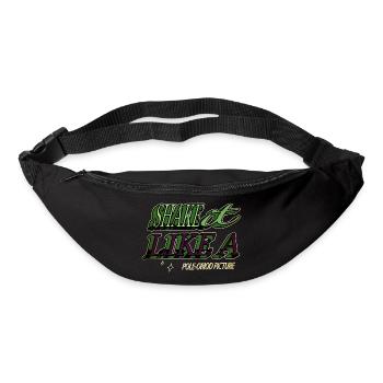 christmas present cool funny statement bday - Bum bag - black - Front