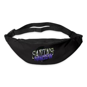 Bodybuilder Present Dinosaur Moon Dinosaurs Comic - Bum bag - black - Front