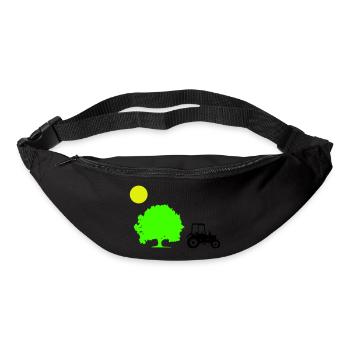 traktor - Gürteltasche - Schwarz - Vorne