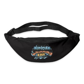 À l’époque de la natation - Sac banane - noir - Devant