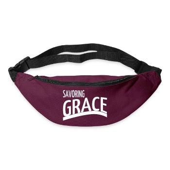 raffinement culinaire génial style cadeau humour - Sac banane - bordeaux  - Devant