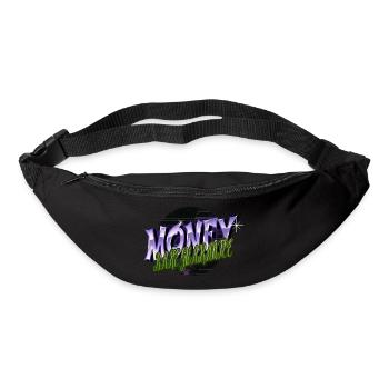 blagues que la fourchette soit avec vous idée cadeau cool - Sac banane - noir - Devant