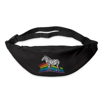Zebra - Gürteltasche - Schwarz - Vorne