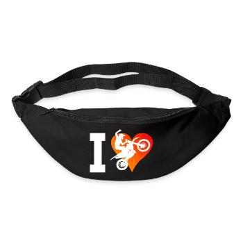 Motocross Freestyle Motocross Supermoto Men - Bum bag - black - Front