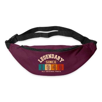 Legendary since 1940 Vintage Retro Anniversary - Bum bag - burgundy - Front