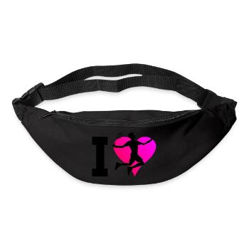 Men's Squash Women's Badminton Player - Bum bag - black - Front