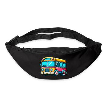 bus comic - Gürteltasche - Schwarz - Vorne