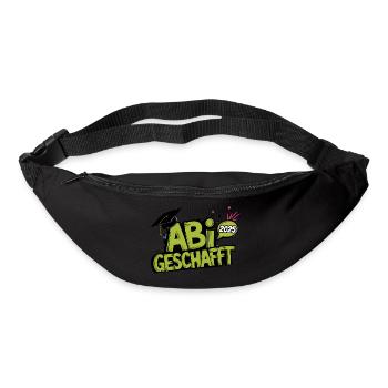 Abi geschafft - Gürteltasche - Schwarz - Vorne