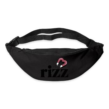 Rizz Magnet: Attract Your Charm with Magnet Heart - Bum bag - black - Front