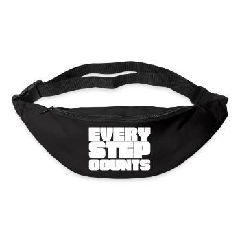 Every step counts - Bum bag - black - Front